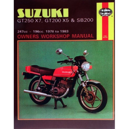 Suzuki GT250X7 GT200X5 & SB200 Twins 1978 - 1983