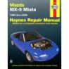 Mazda MX-5 Miata Haynes Repair Manual covering all Mazda MX-5 Miata models for 1990 thru 2014