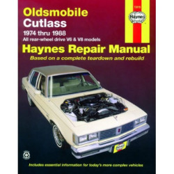 Oldsmobile Cutlass & Cutlass Supreme Haynes Repair Manual for 1974 thru 1988 Covering V6 and V8 gasoline engines