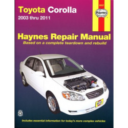 Toyota Corolla Haynes Repair Manual for 2003 thru 2011 (excludes XRS model)