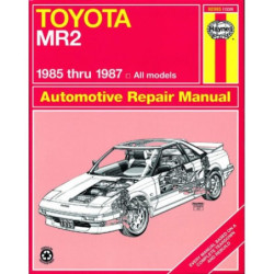 Toyota MR2 Haynes Repair Manual from 1985 thru 1987