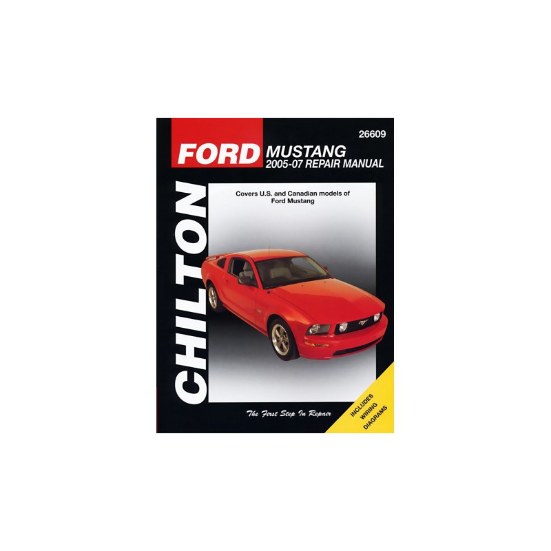 Ford Mustang Chilton Repair Manual for 2005-14 covering all models of Ford Mustang