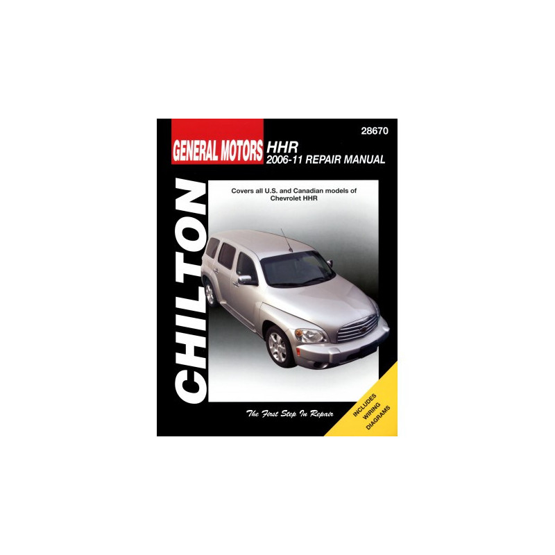 General Motors Chilton Repair Manual for 2006-11 covering all models of Chevrolet HHR