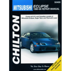 Mitsubishi Eclipse Chilton Repair Manual covering all models of Eclipse Eagle Talon & Plymouth Laser for 1990-98