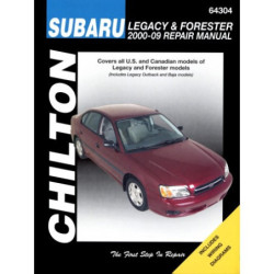 Subaru Legacy & Forester Chilton Repair Manual for 2000-09 (Does not include information specific to six-cylinder a