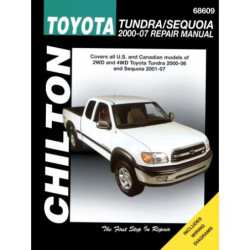 Toyota Tundra and Sequoia Chilton Repair Manual covering Tundra for 2000-06 & Sequoia for 2001-07