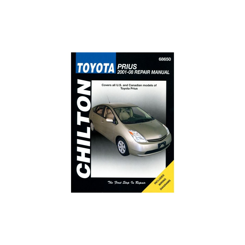 Toyota Prius Chilton Repair Manual covering all models for 2001-08