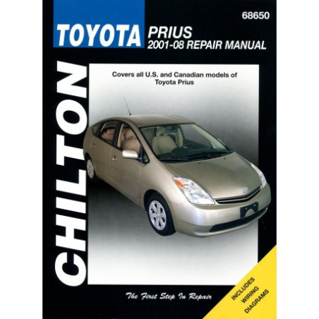 Toyota Prius Chilton Repair Manual covering all models for 2001-08