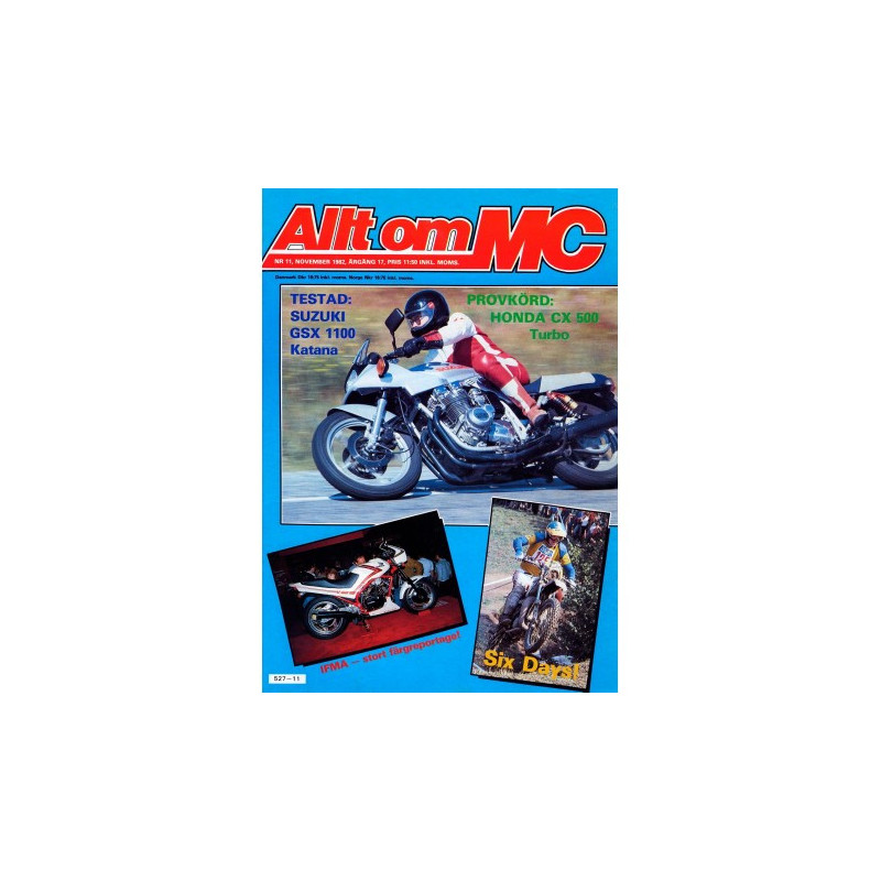 Allt om MC nr 11  1982