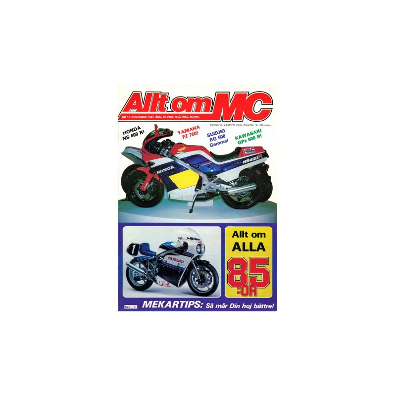 Allt om MC nr 11  1984