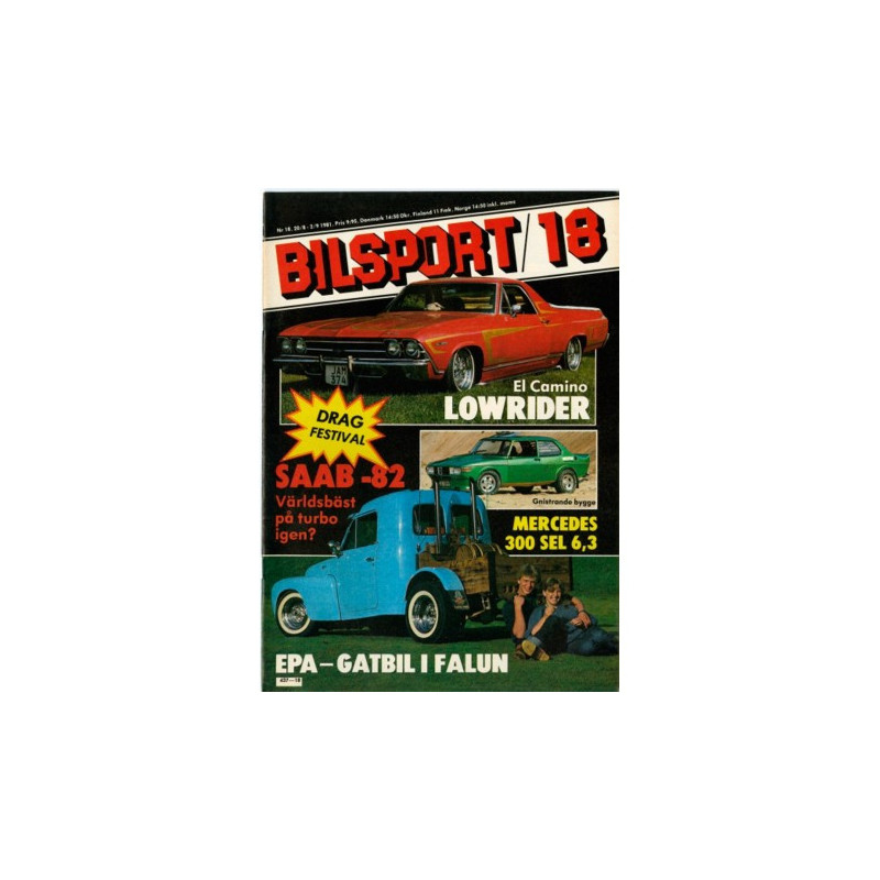 Bilsport nr 18  1981