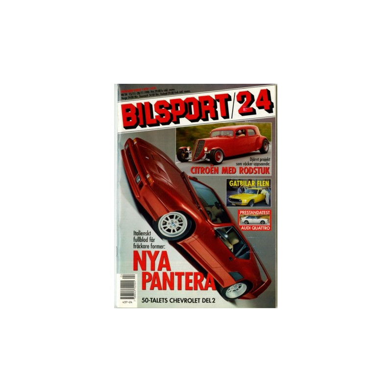 Bilsport nr 24  1990