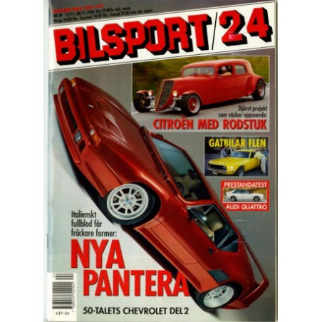 Bilsport nr 24  1990