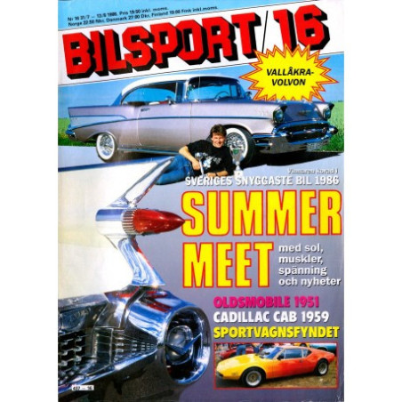 Bilsport nr 16  1986