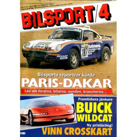 Bilsport nr 4  1986