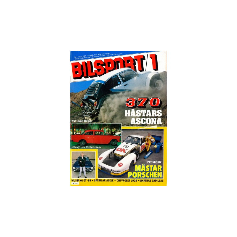 Bilsport nr 1  1985