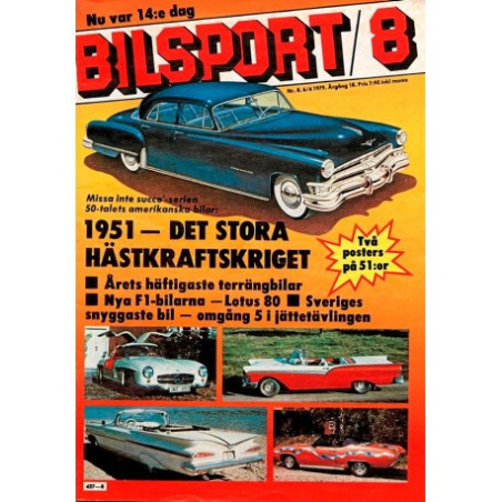 Bilsport nr 8  1979