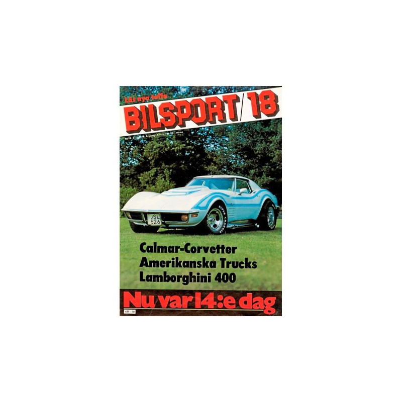 Bilsport nr 18  1978