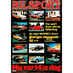 Bilsport nr 12  1978