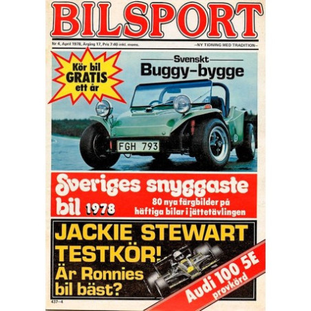 Bilsport nr 4  1978