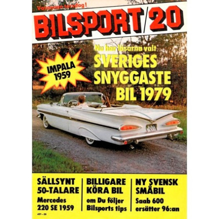 Bilsport nr 20  1979