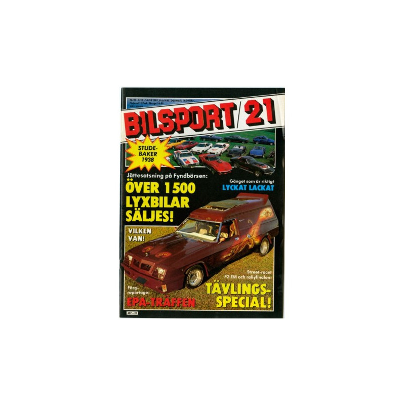 Bilsport nr 21  1981