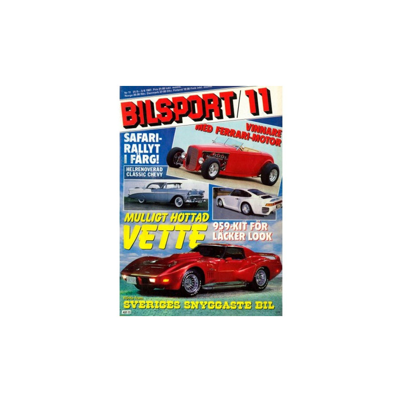 Bilsport nr 11  1987