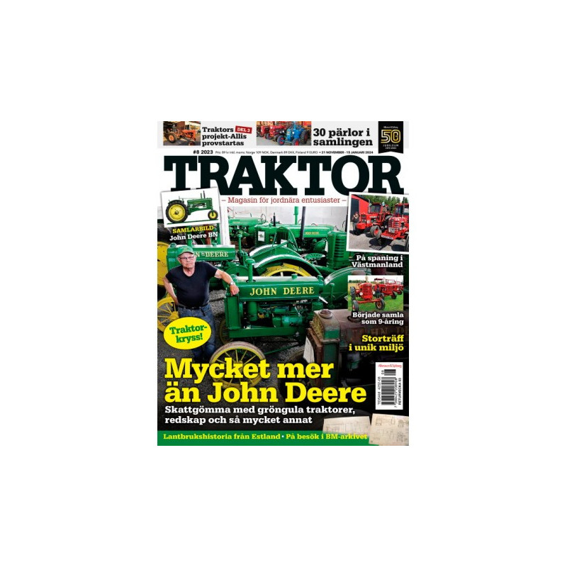 Vintererbjudande: Traktor 8 nr 399 kr