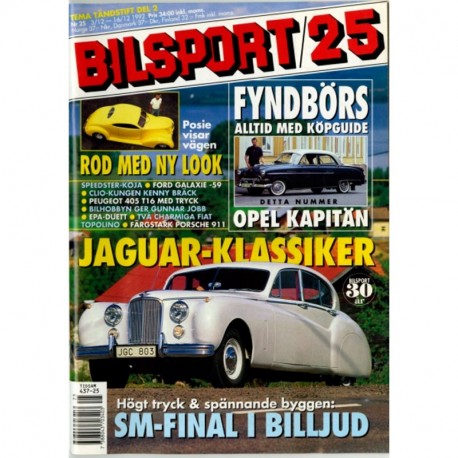 Bilsport nr 25  1992