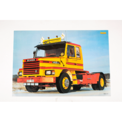 Vintageposter Trailer Scania T 142 H