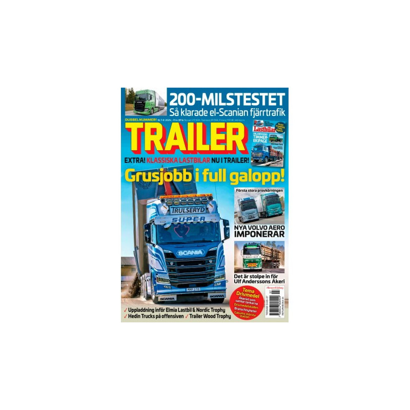 Sommar-läsning: Trailer 5 nr + keps 349 kr