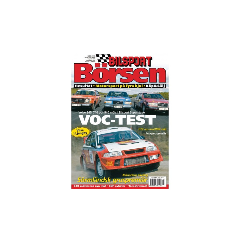 Bilsport Börsen nr 7 2006